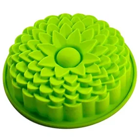 1 X 9" Sunflower Bread Pie Flan Tart Birthday Party Cake Silicone Mold Pan Bakeware