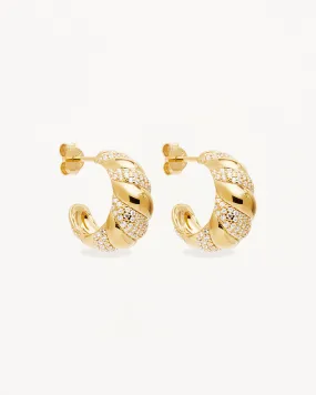 18k Gold Vermeil Stardust Soul Hoops