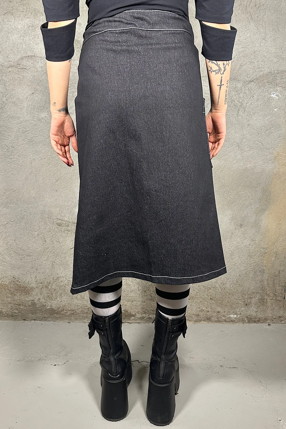 5D x Alien.Eleven Asym Skirt