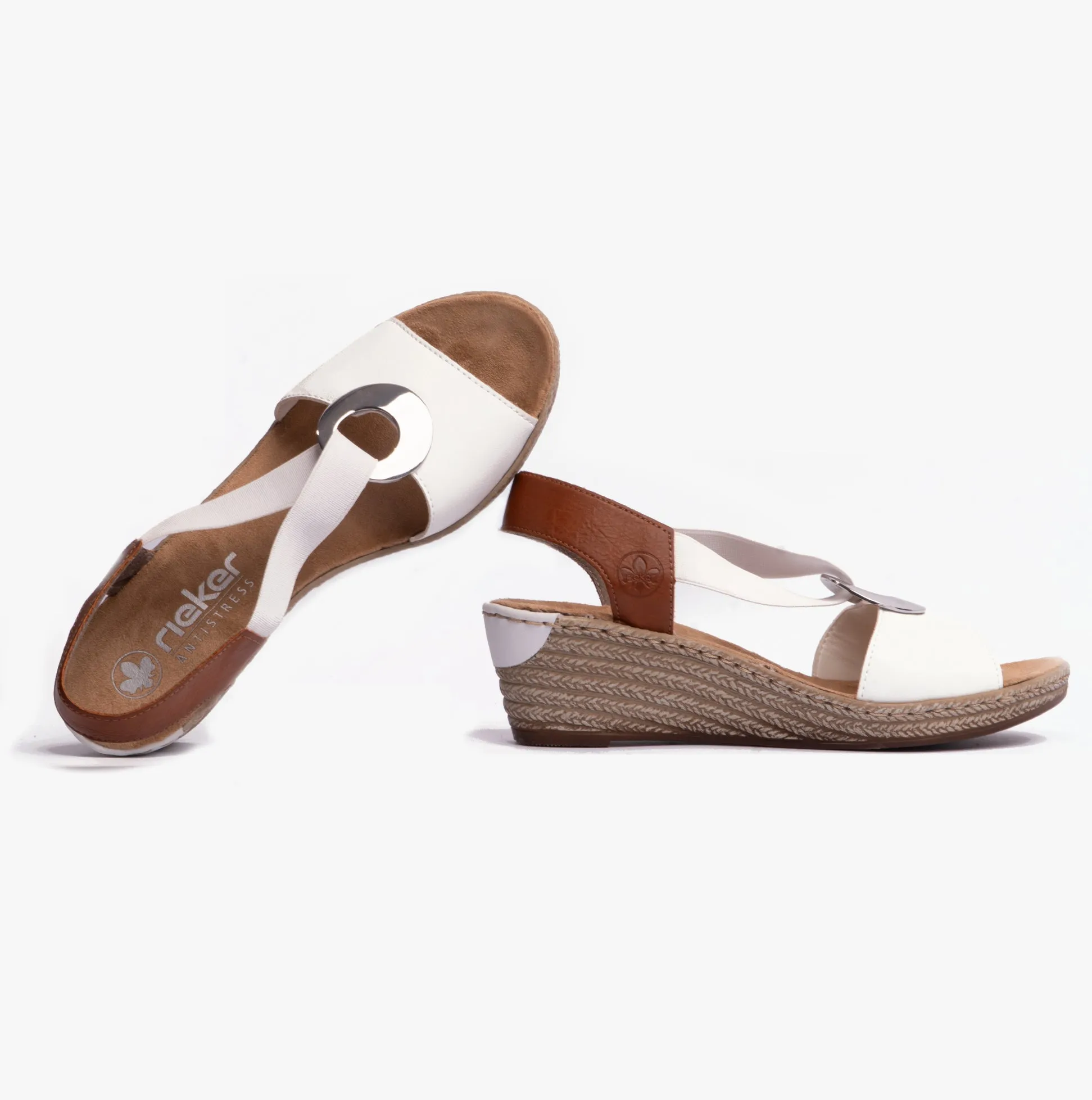 624H6-81 Womens Sandals White