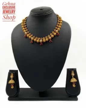 Antique Golden Necklace Set