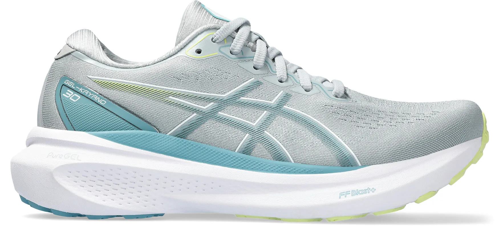 Asics Gel Kayano 30 (B Width) - Piedmont Grey/Gris Blue (Womens)