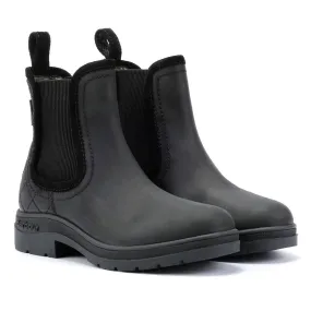 Barbour Birch Leather Women's Black Chelsea Boots