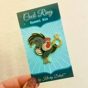 Cock Ring | Enamel Pin