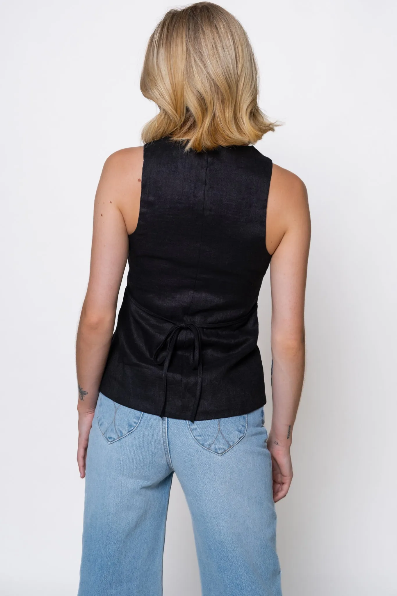 Delta Linen Vest