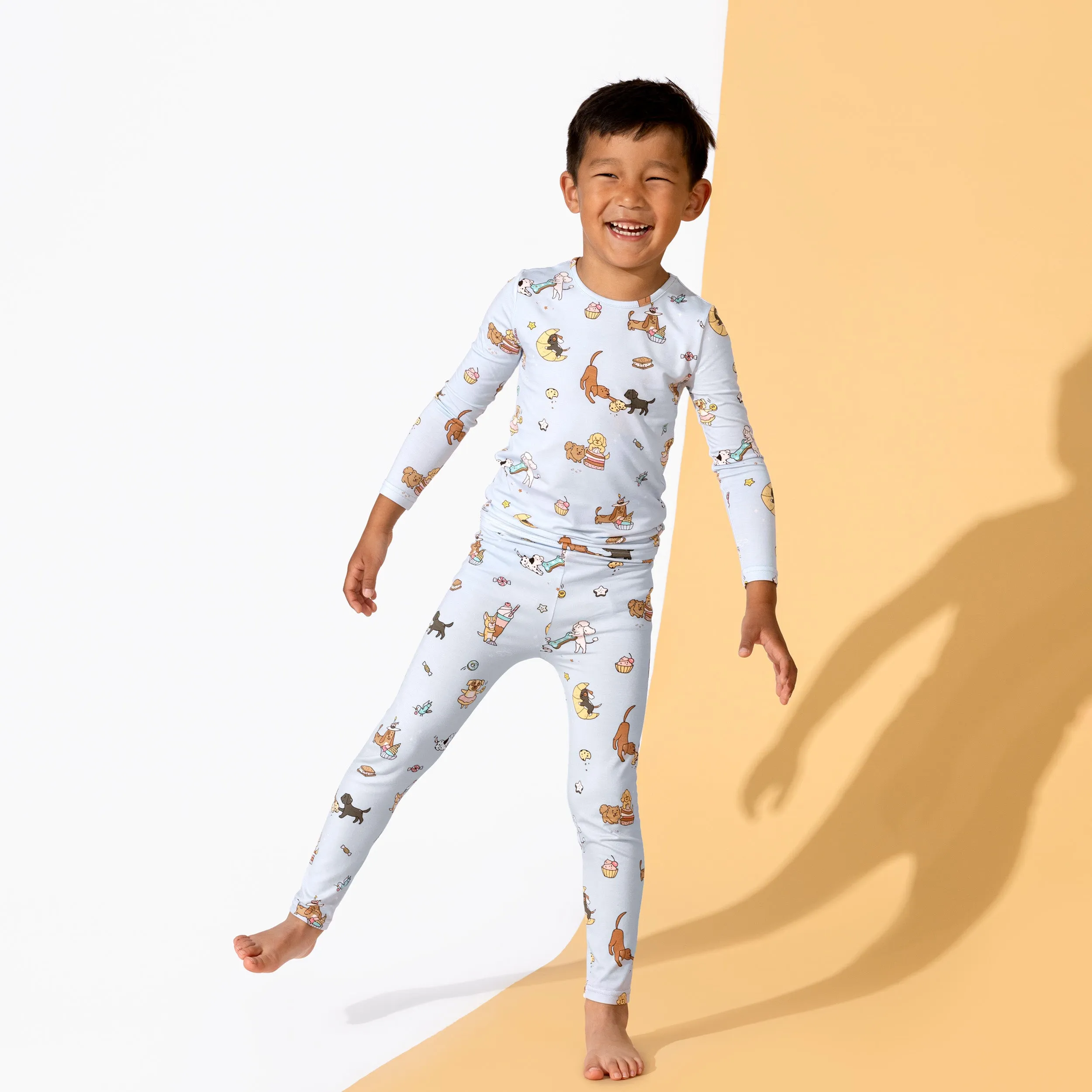 Dessert Dogs Bamboo Kids Pajamas