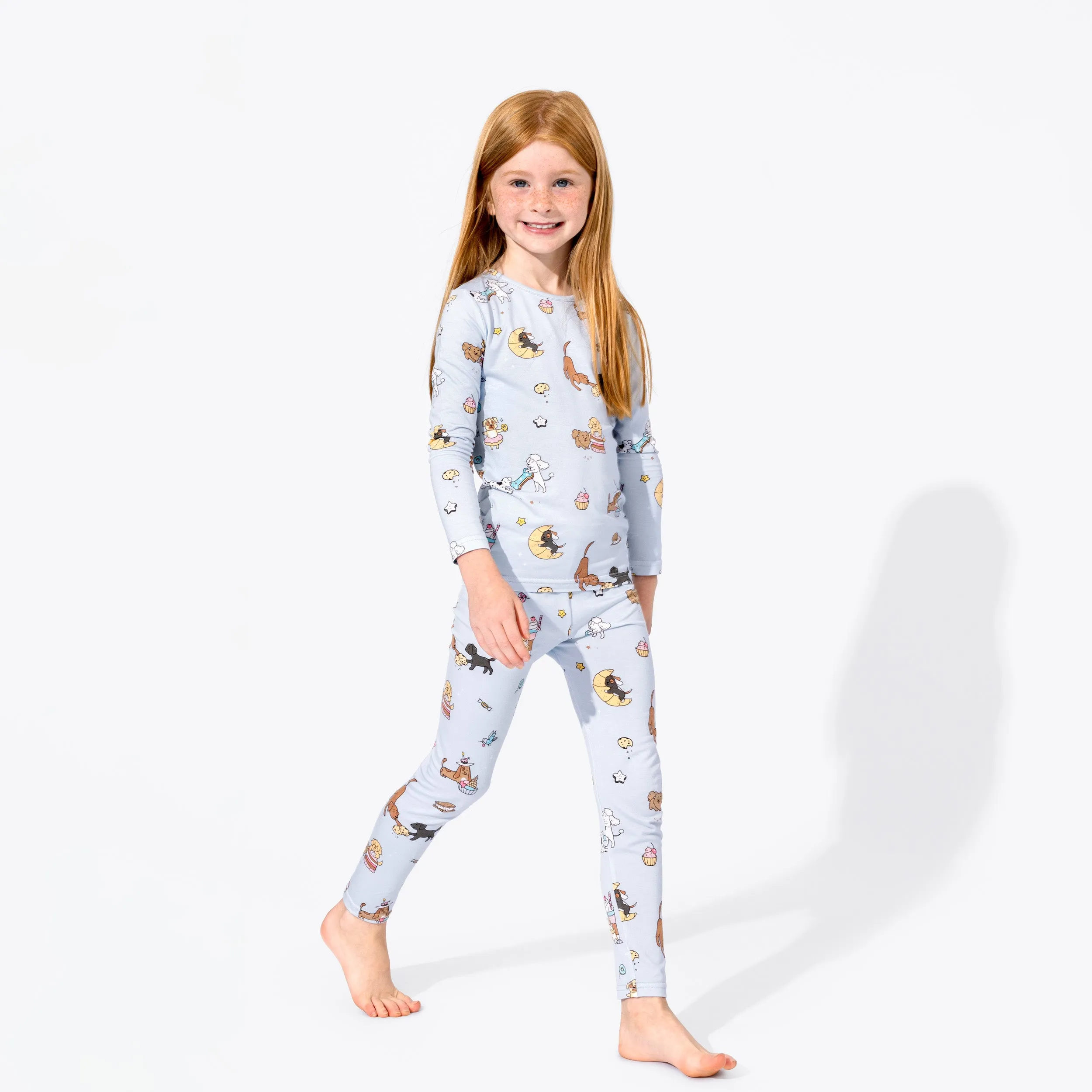 Dessert Dogs Bamboo Kids Pajamas