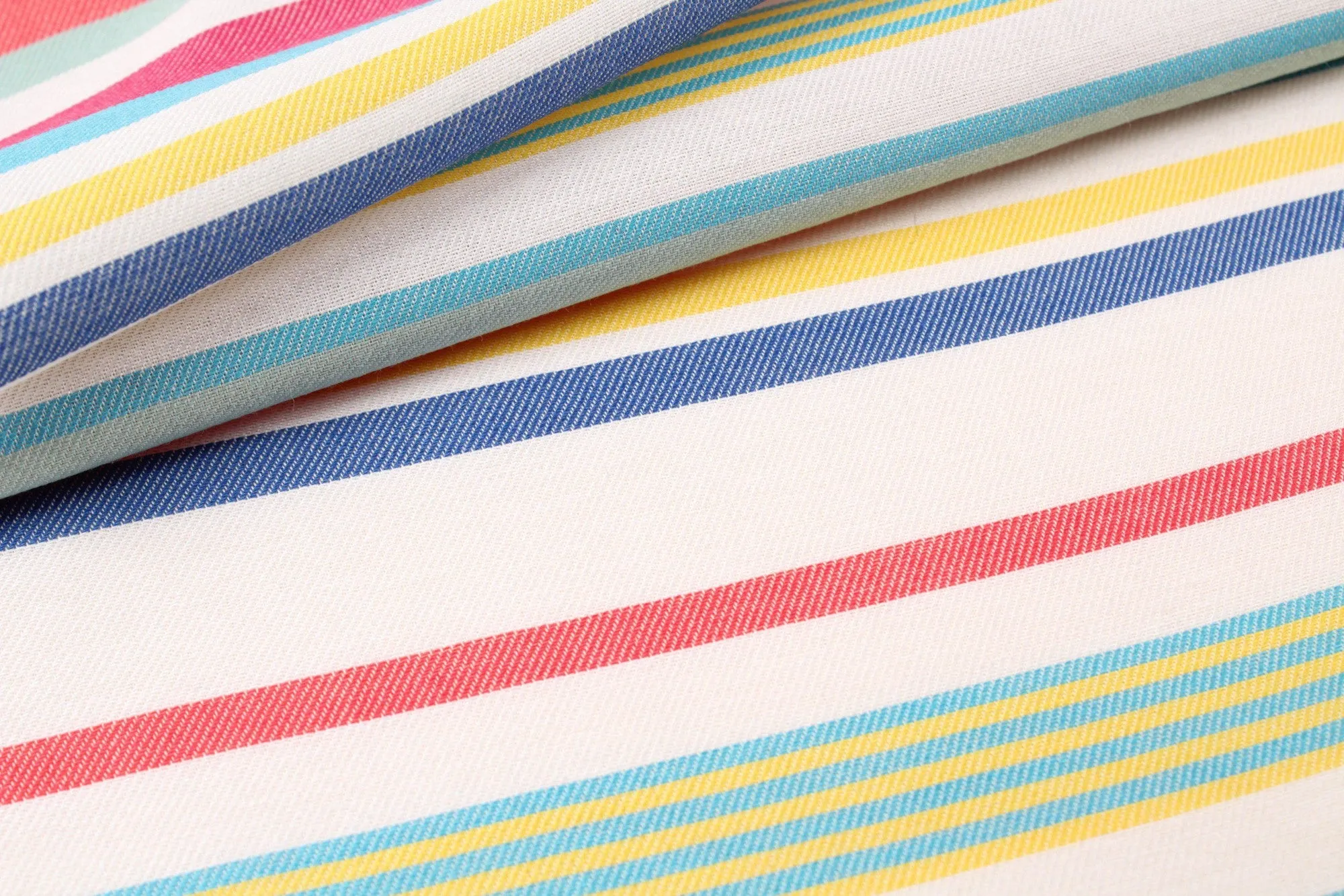 Fluid Viscose Cotton - Multicolor Stripes