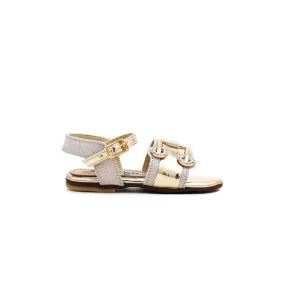 Girls Golden Formal Sandal KD7997