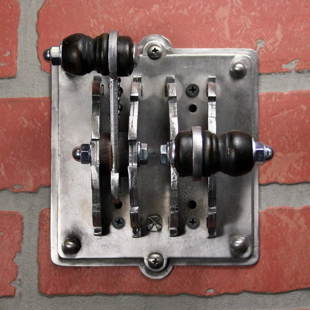 Industrial Laboratory Light Switch Cover - Double Toggle