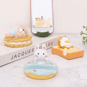 Kawaii Resin Animal Mobile Phone Holder