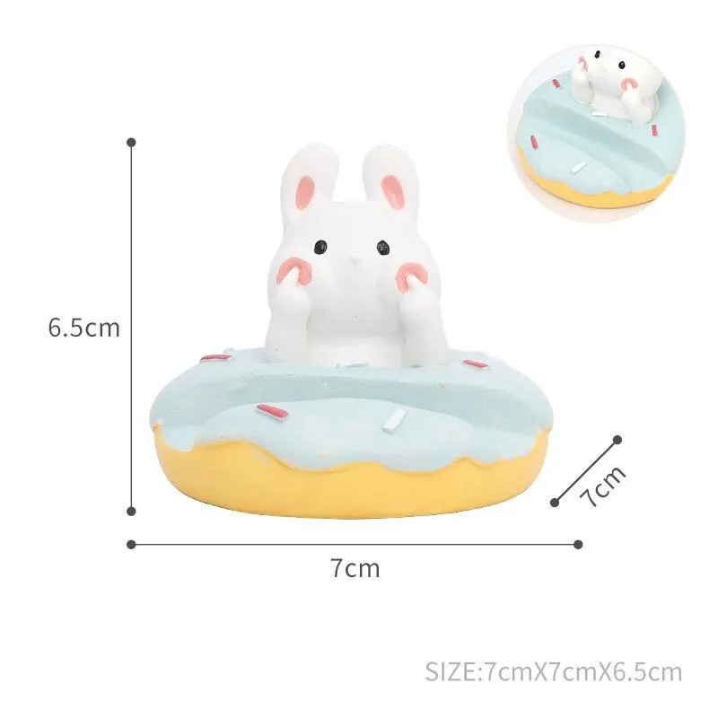 Kawaii Resin Animal Mobile Phone Holder