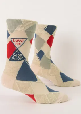 Love Me a Good Poop Men's Socks