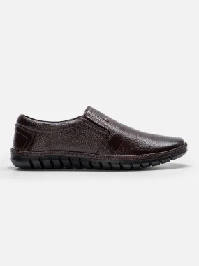 Men's Brown Comfort Fit Semi Formal Slip On (ID2071)