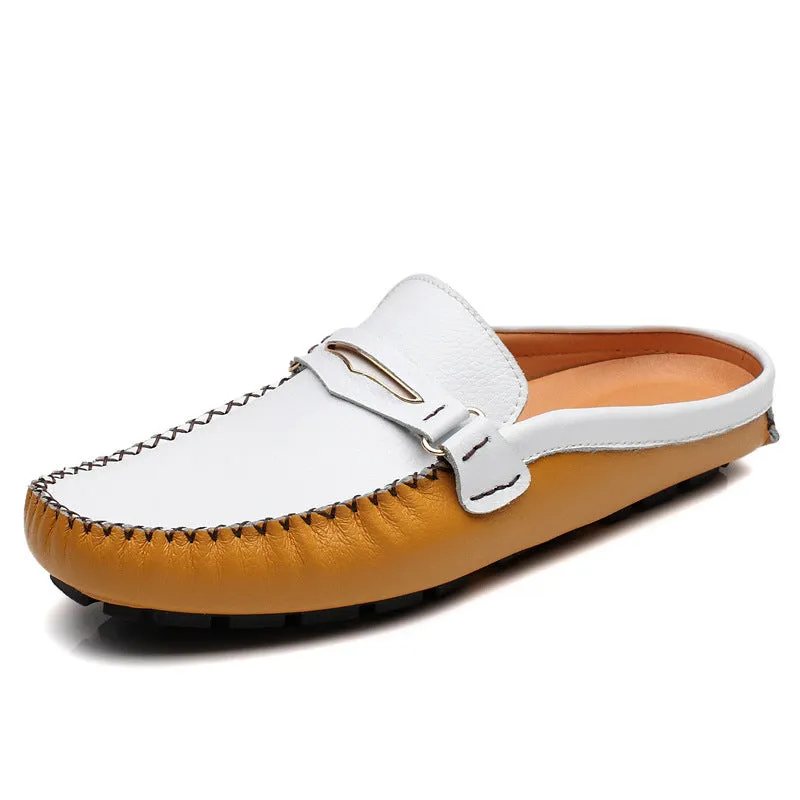 Men's Genuine Leather Driving Sandal