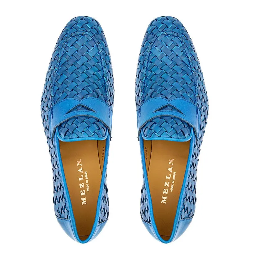 Mezlan "Solomeo" Woven Loafer Jeans