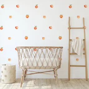 Mini Peach Wall Decals