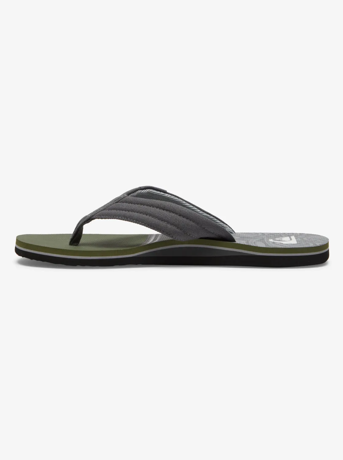 Molokai Layback Sandals - Black/Green/Grey