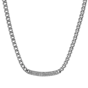 Necklace in 18k Gold with Diamonds