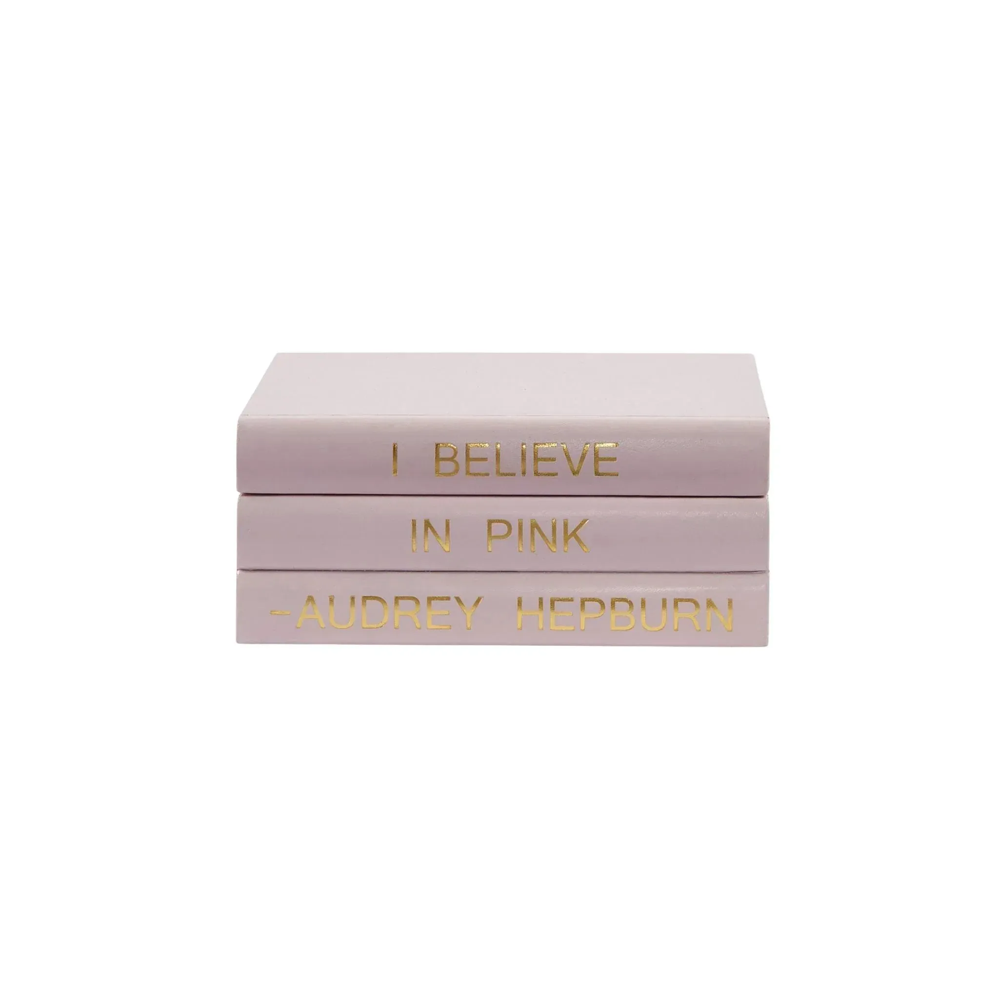 "I Believe in Pink" Audrey Hepburn Quote Decorative Box