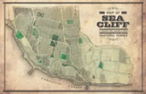 Sea Cliff Vintage Map