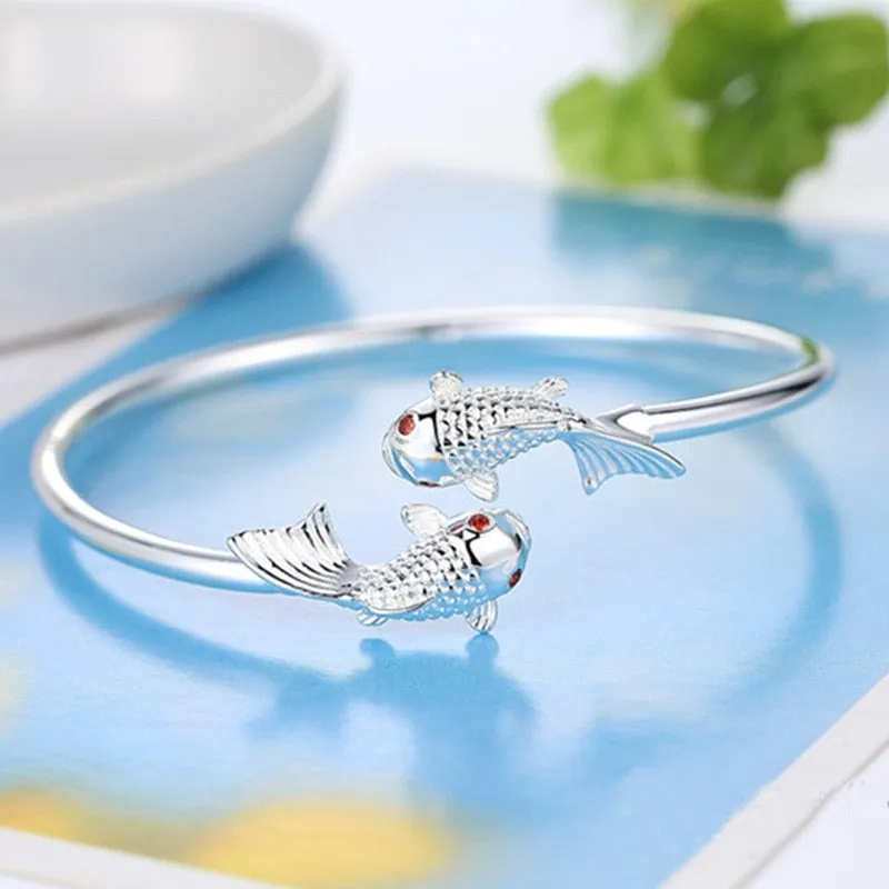 Shiny Silver Bracelets