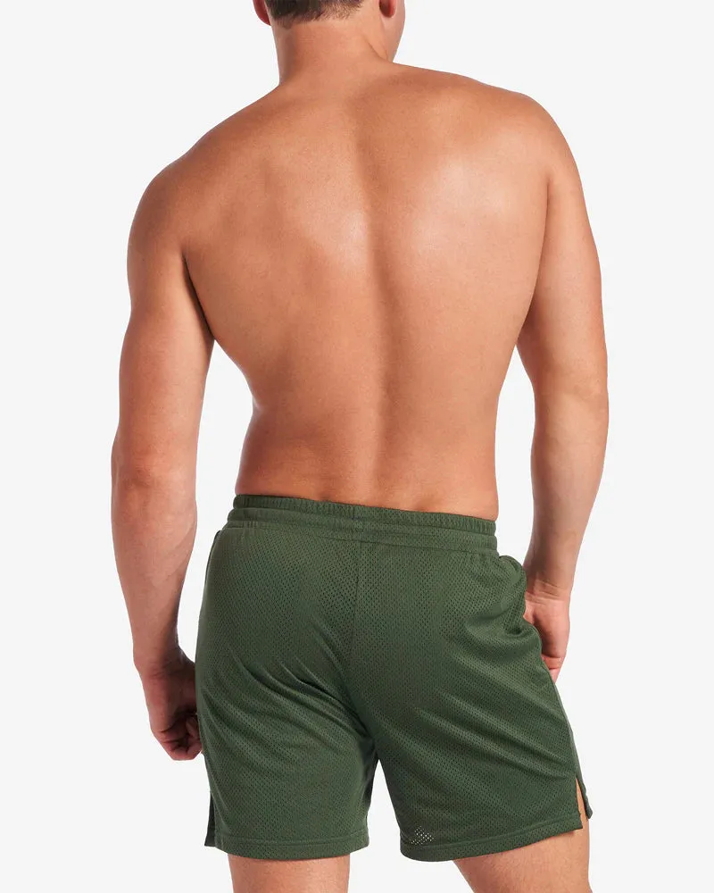 Teamm8 S.S.C 6" mesh short forest green