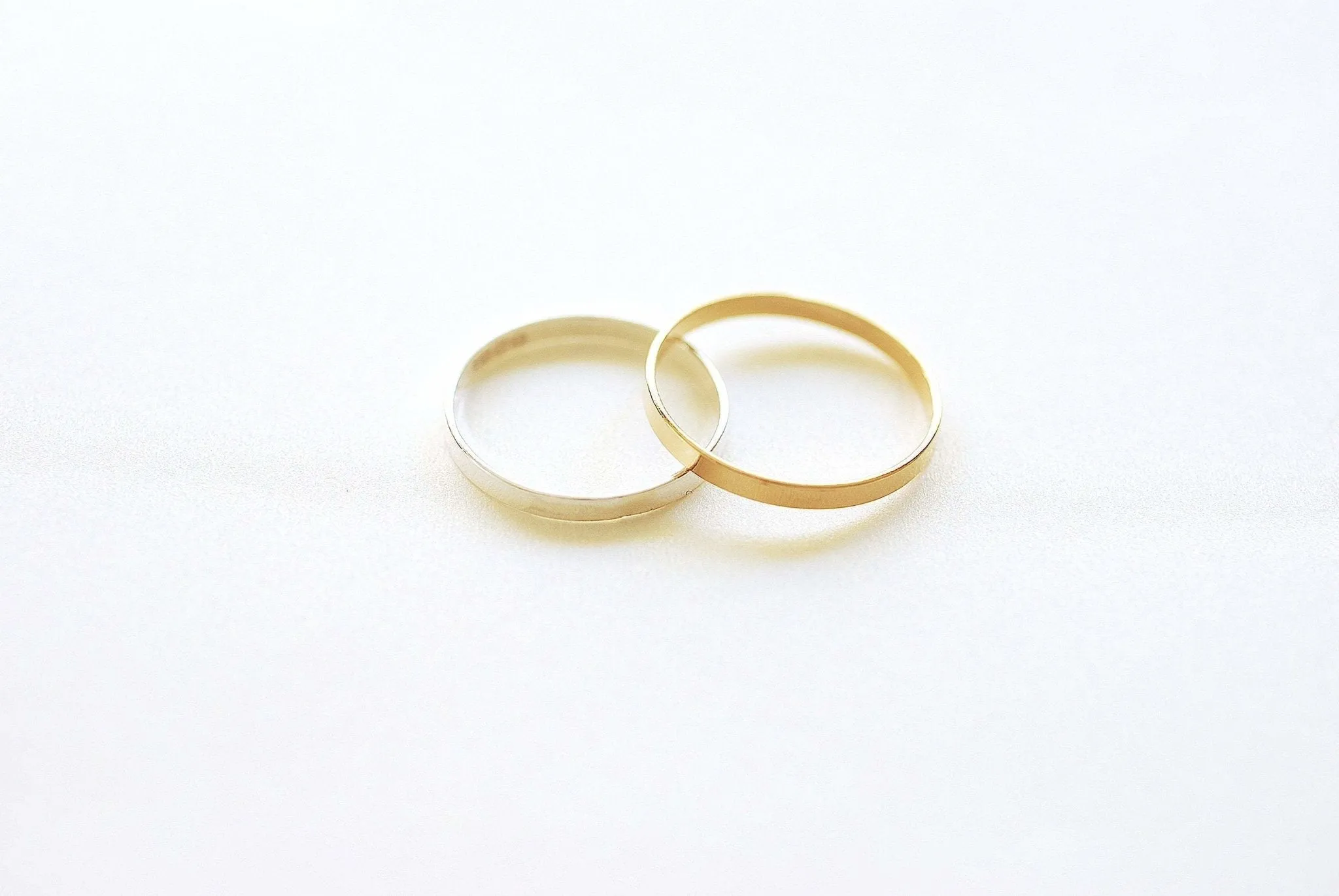 Wholesale Simple Band Stacking Ring 14k Gold Filled or 925 Sterling Silver- Flat Finger Ring Band, Minimalist Ring, Midi Ring, Wedding band [8,9]