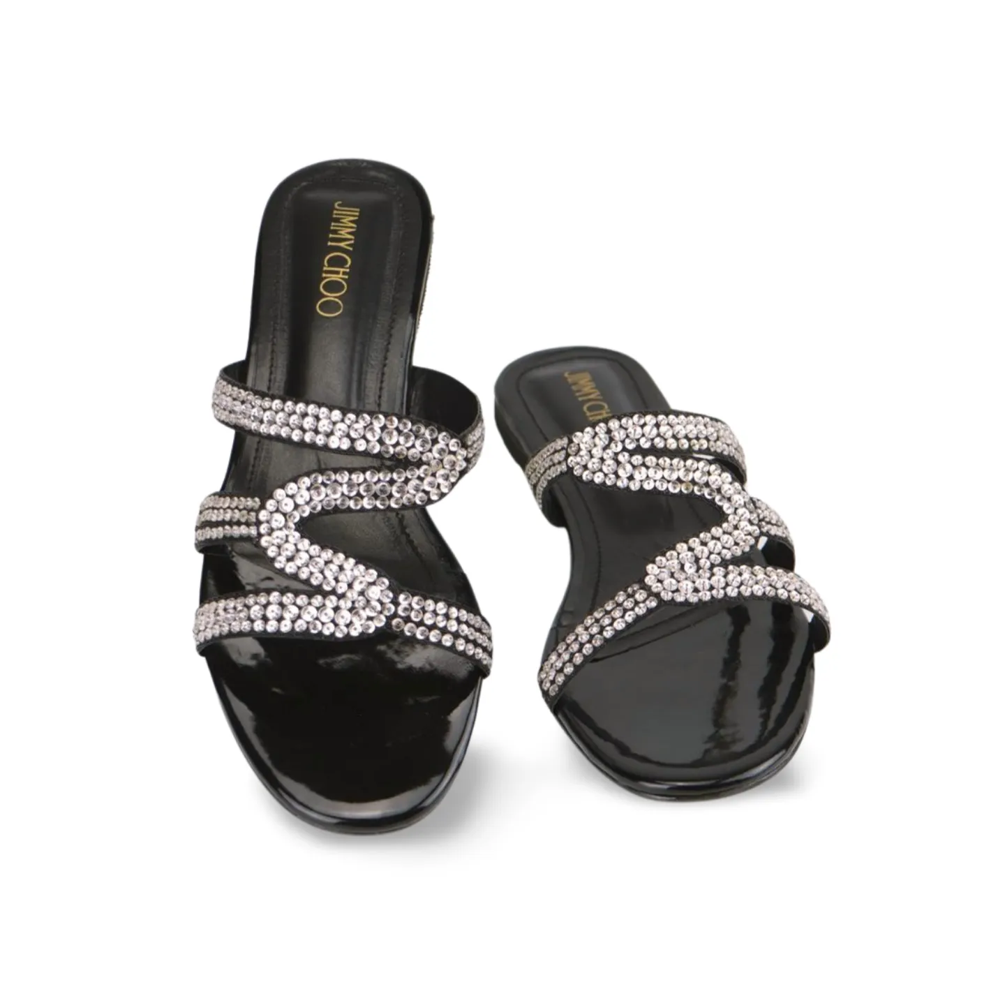 Women's Dress Sandals with Crystal Embellishments